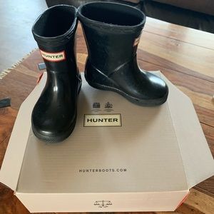 Hunter toddler glass gloss boots